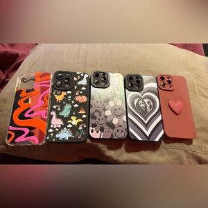 SHEIN Vibrant and Playful Phone Cases Set